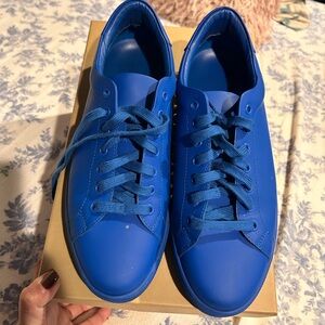 Burberry Perforated Blue Men's Sneakers